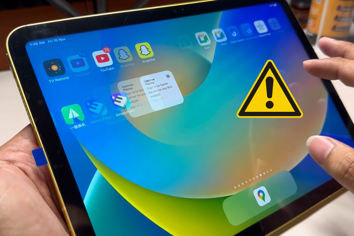 Cảm ứng iPad Pro bị nhảy loạn dù không chạm vào