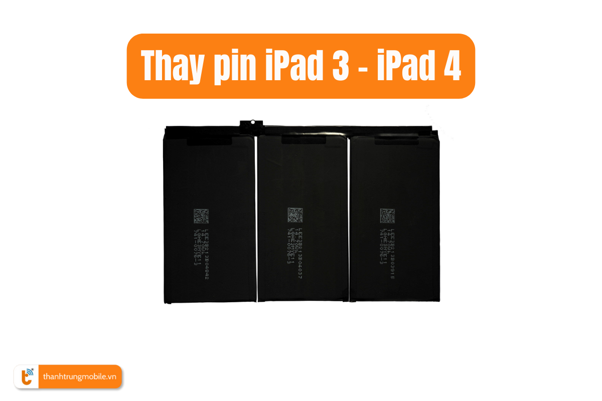 Thay pin iPad 3