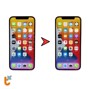 Xóa trầy màn hình iPhone 12