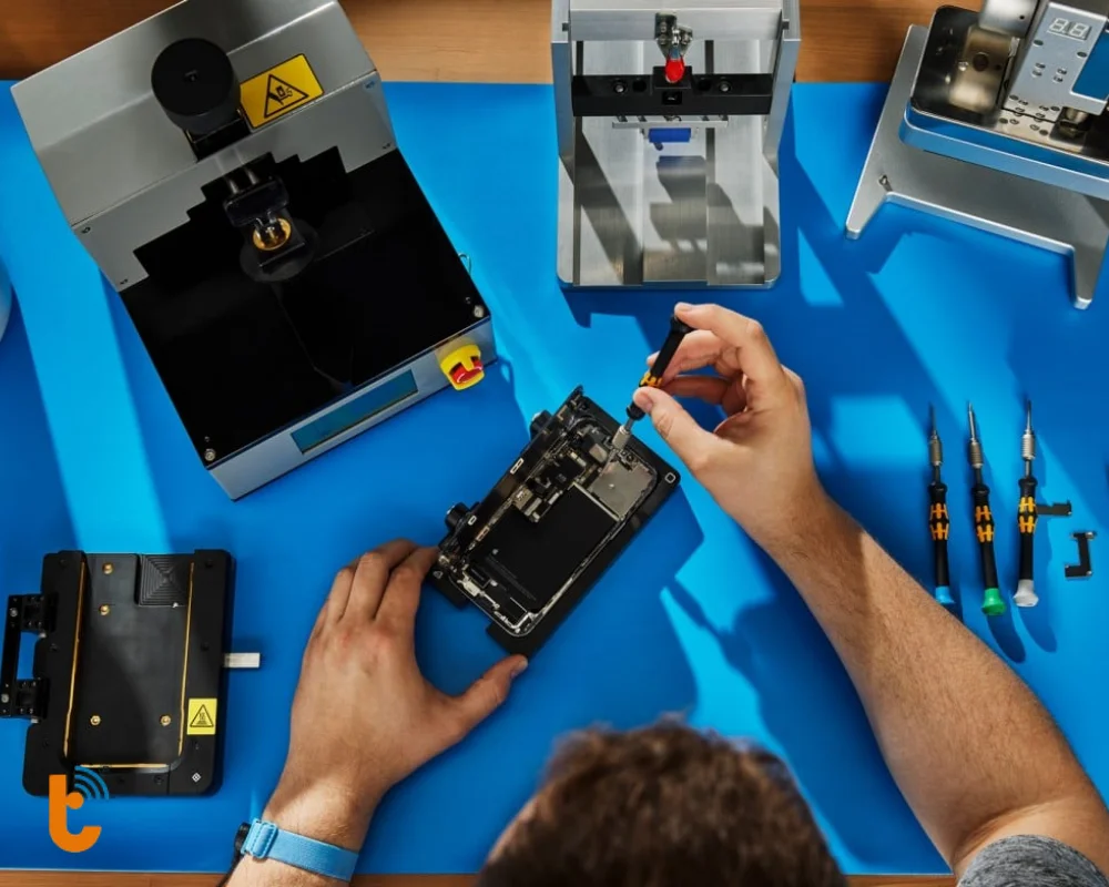 Quy trình thay pin tại Thành Trung Mobile thực hiện công khai, minh bạch