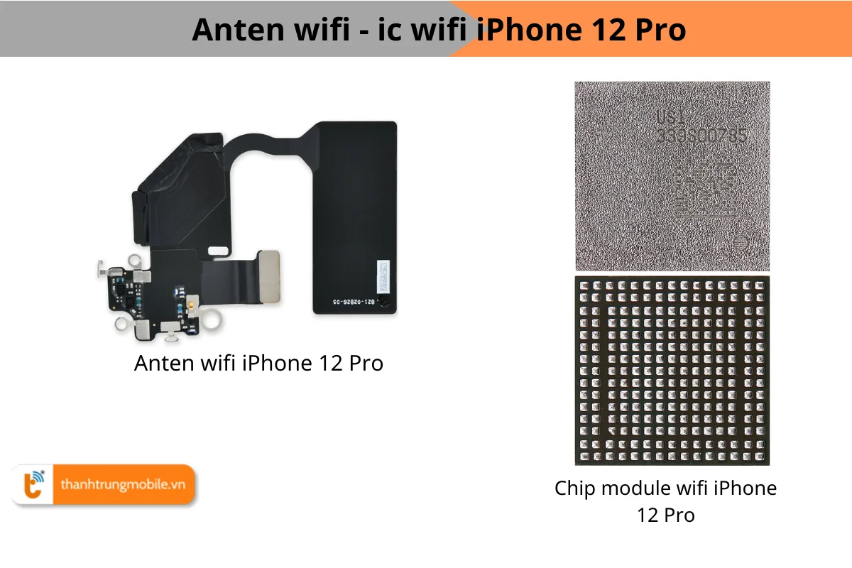 Anten wifi, ic wifi iPhone 12 pro