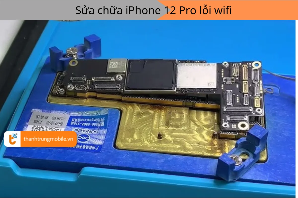 Sửa iPhone 12 Pro lỗi wifi