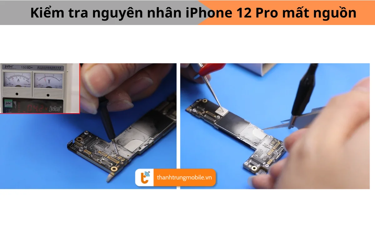 Sửa iPhone 12 pro mất nguồn - Thành Trung Mobile