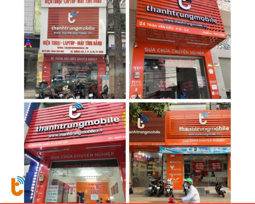 Các chi nhánh Thành Trung Mobile