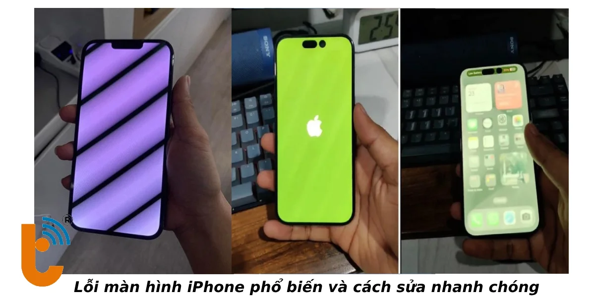 Các lỗi màn hình iphone và cách khắc phục