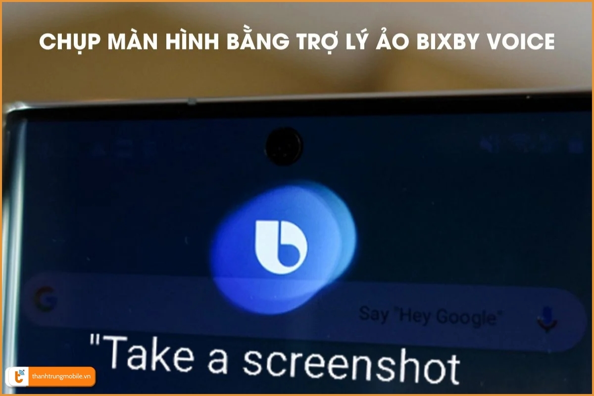 Cách chụp màn hình điện thoại Samsung A13 bằng trợ lý ảo Bixby Voice