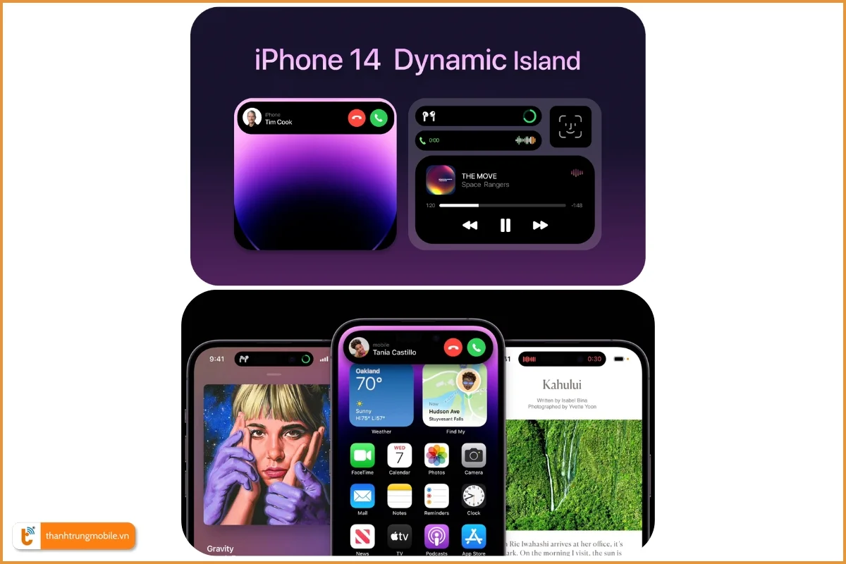 Cách chụp màn hình iPhone 14 có Dynamic Island