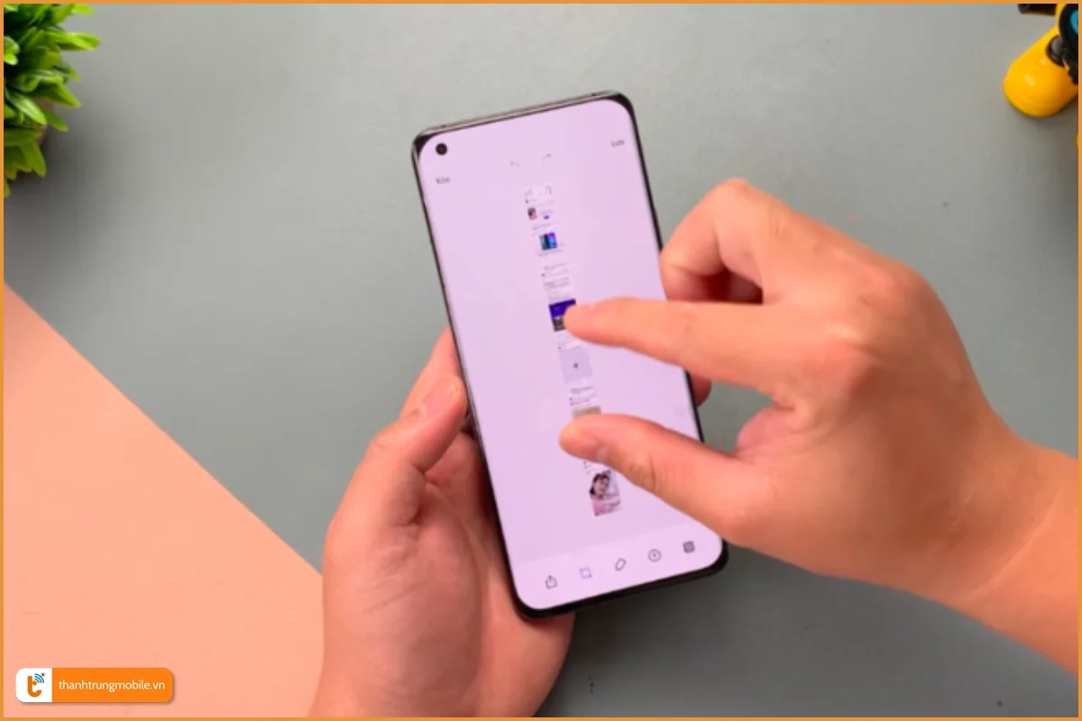 Cách chụp màn hình Redmi cuộn dài