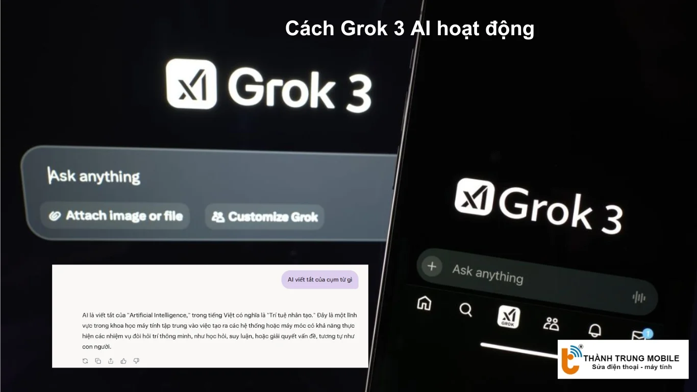 Cách Grok 3 AI hoạt động