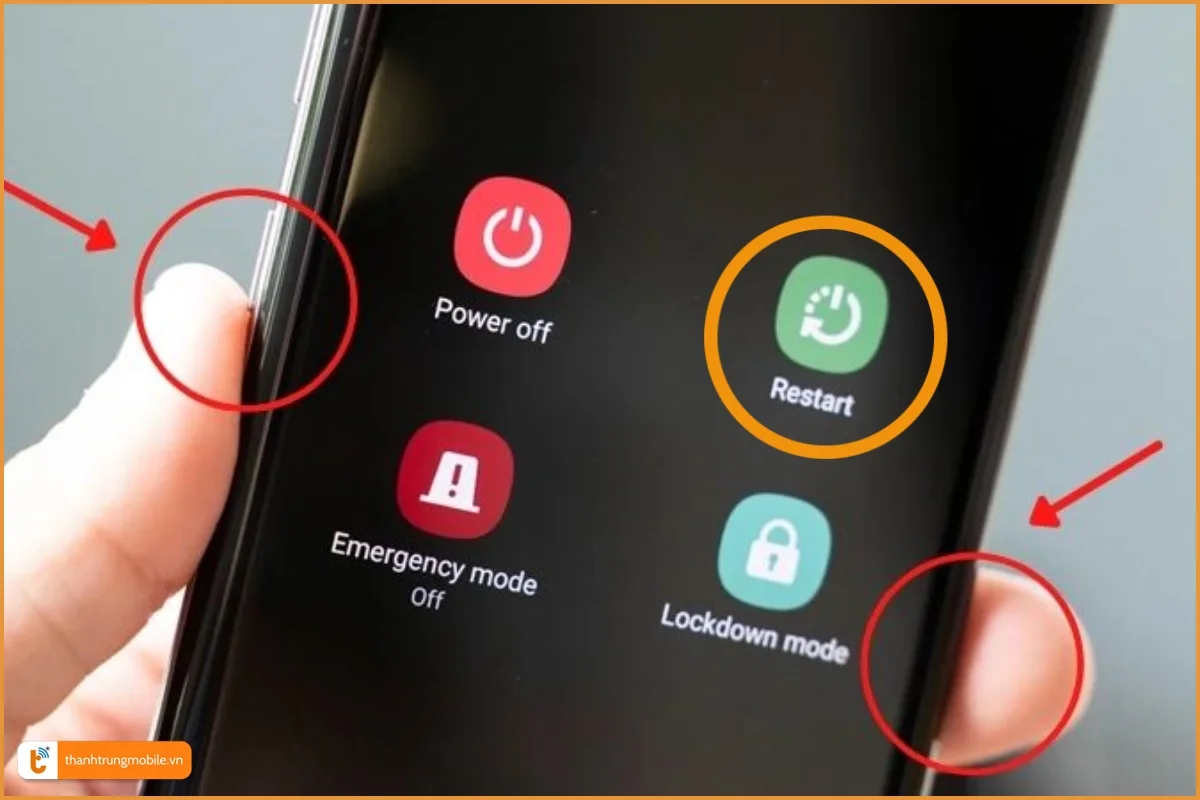 Cách khởi động lại điện thoại Oppo