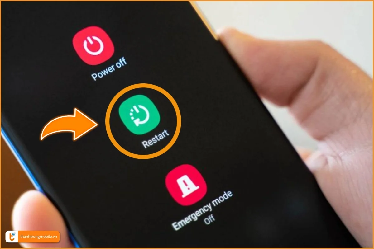 Cách khởi động lại điện thoại Samsung