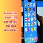 Cách mở khóa iPhone 11 Pro Max quên mật khẩu bằng iTunes/Finder