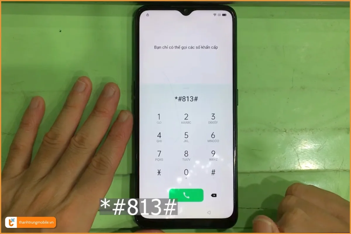 Cách mở khoá Oppo bằng cuộc gọi khẩn cấp