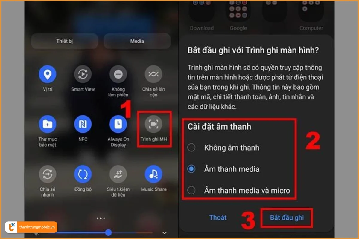 Cách quay màn hình Android có âm thanh