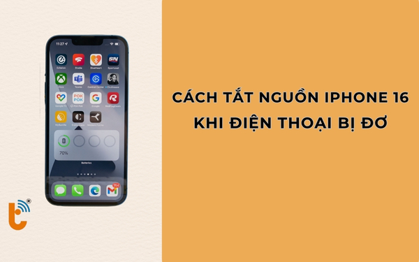 Cách tắt nguồn iPhone 16 khi bị đơ không vuốt được