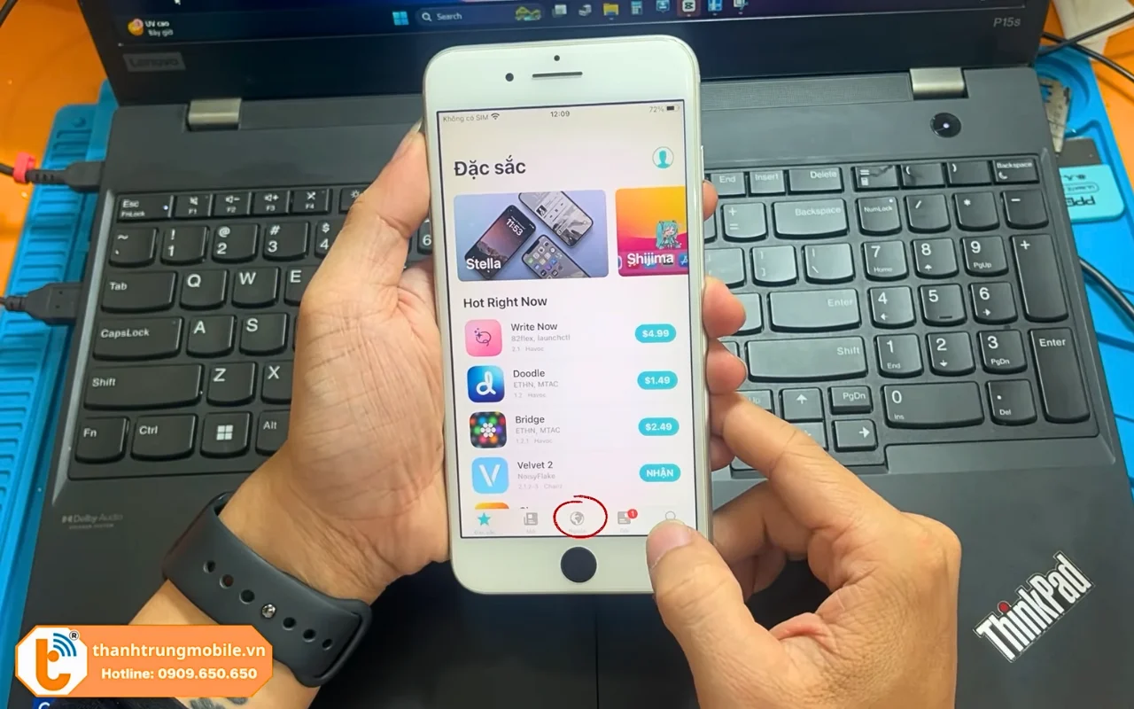 Cài đặt gói ứng dụng và tweak