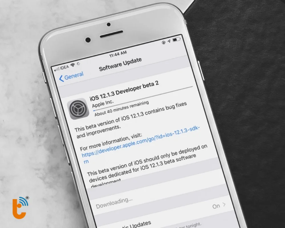 Cập nhật iOS lên phiên bản tương thích với iPhone 6