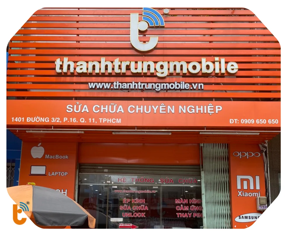 Chi nhánh thay pin điện thoại uy tín - Thành Trung Mobile