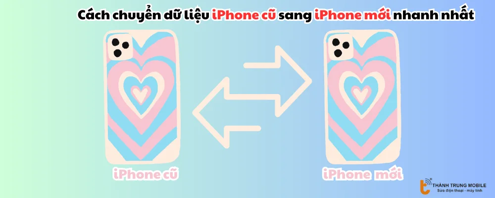 Chuyển dữ liệu từ iPhone cũ sang iPhone mới