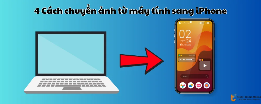 4 Cách chuyển hình ảnh từ máy tính lên iPhone