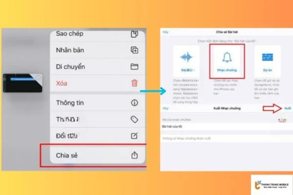 Mở ứng dụng GarageBand và làm theo hướng dẫn như trong ảnh