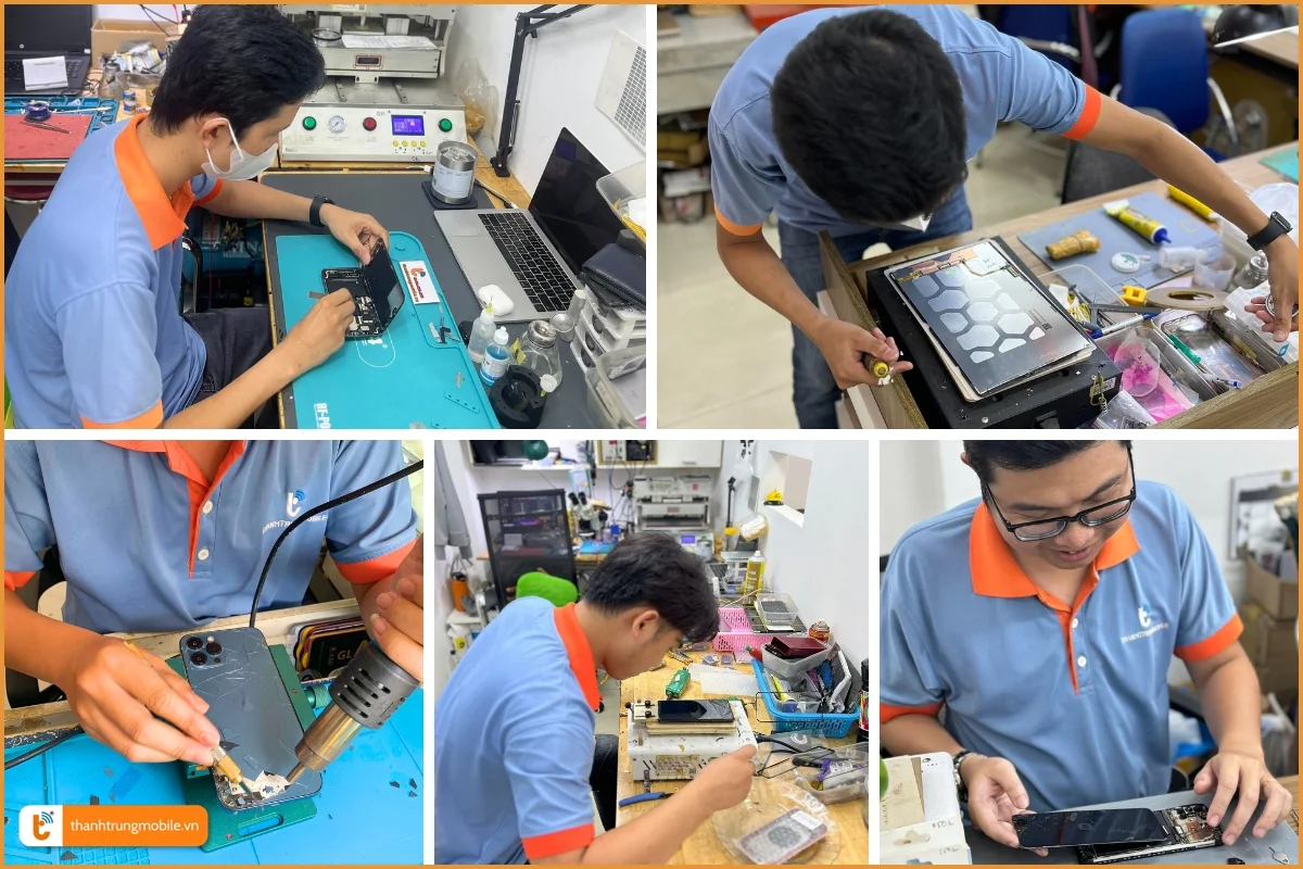 Đội ngũ kỹ thuật viên giàu kinh nghiệm và tận tâm tại Thành Trung Mobile