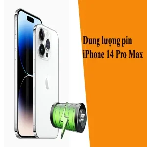 dung lượng pin iphone 14 pro max