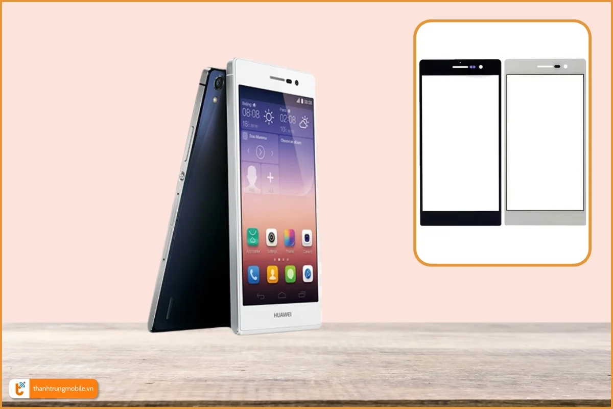 Ép kính Huawei Ascend P7 giá rẻ, lấy ngay