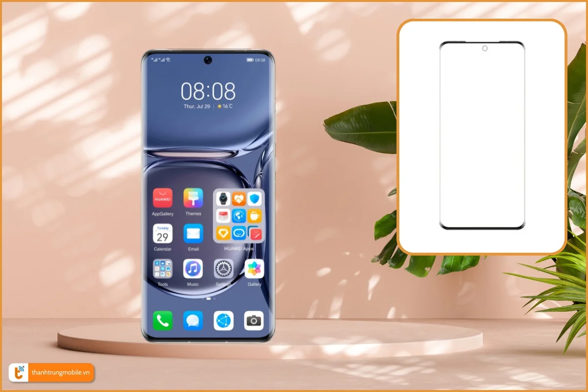 Ép kính Huawei P50 Pro chuyên nghiệp, nhanh chóng