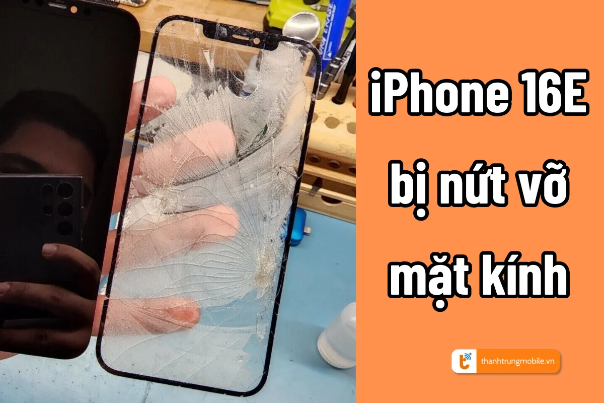 ép kính iphone 16e