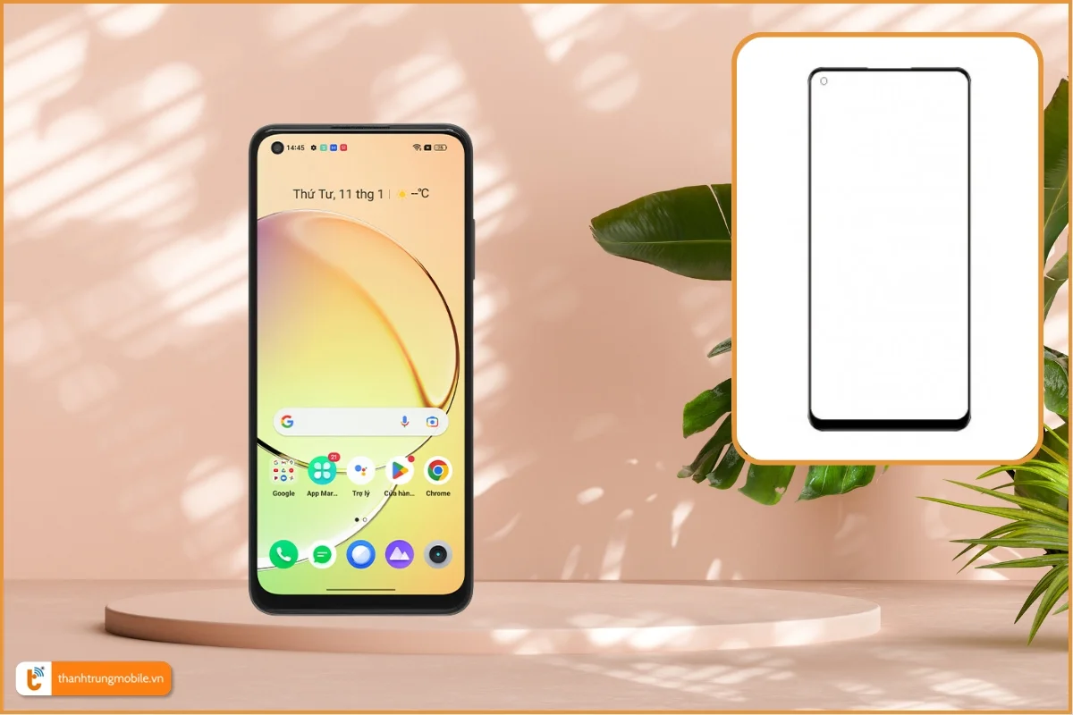 Ép kính Realme 10 chuẩn đẹp, uy tín - Thành Trung Mobile