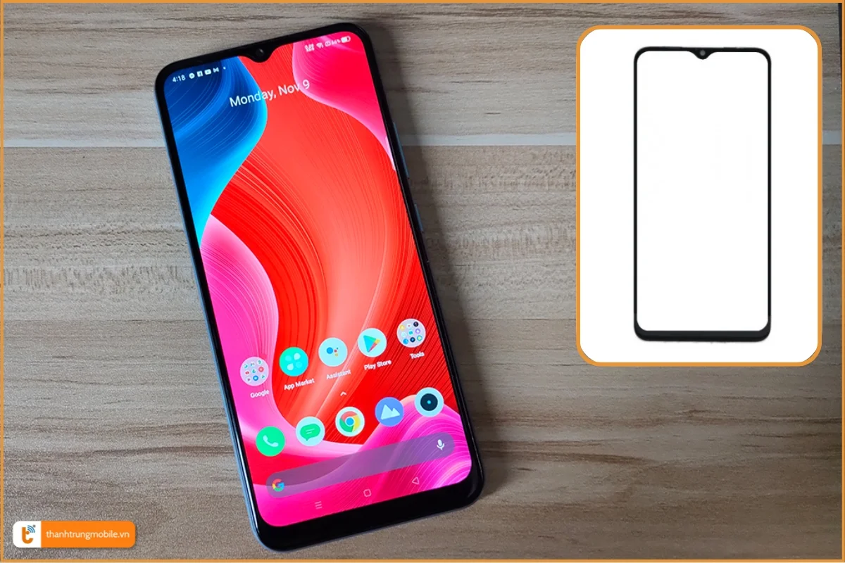 Ép kính Realme Narzo 30A uy tín, lấy ngay - Thành Trung Mobile