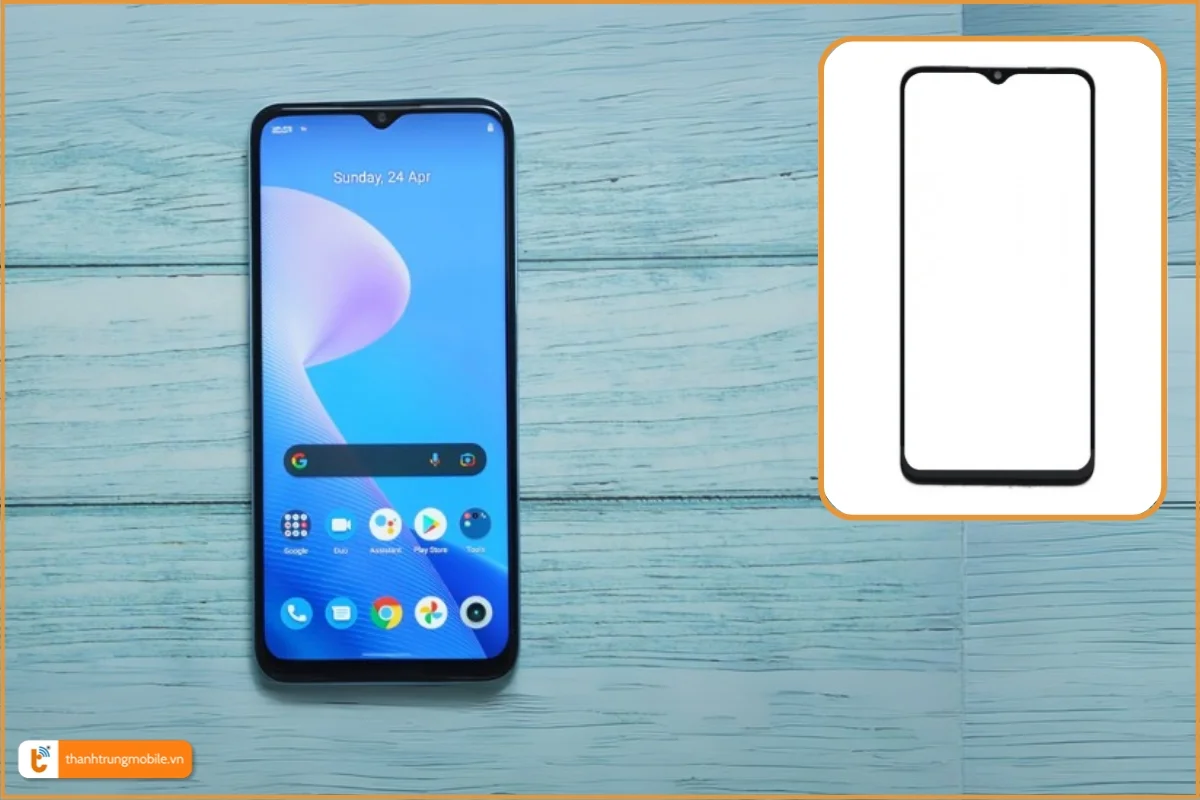 Ép kính Realme Narzo 50A Prime chuyên nghiệp, lấy ngay - Thành Trung Mobile