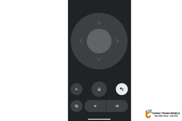 Giao diện remote điều khiển tivi