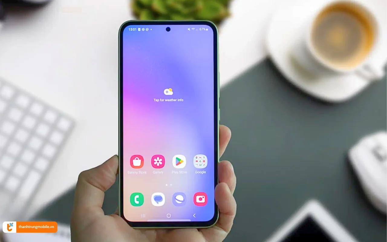 Gỡ bỏ xác minh tài khoản Google Samsung A55