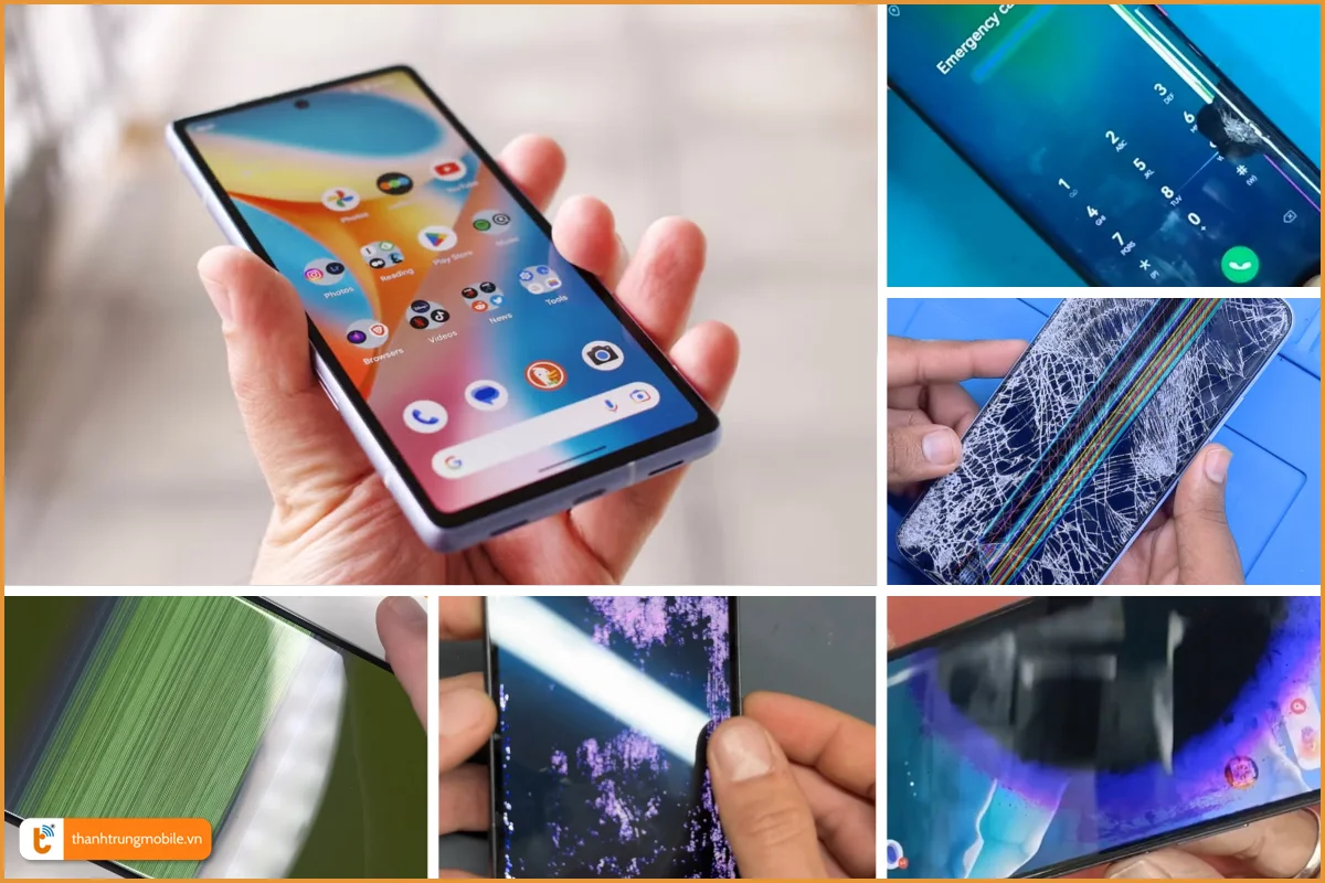 Google Pixel 7A và các lỗi màn hình thường gặp