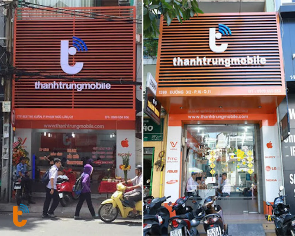 Hệ thống cửa hàng Thành Trung Mobile
