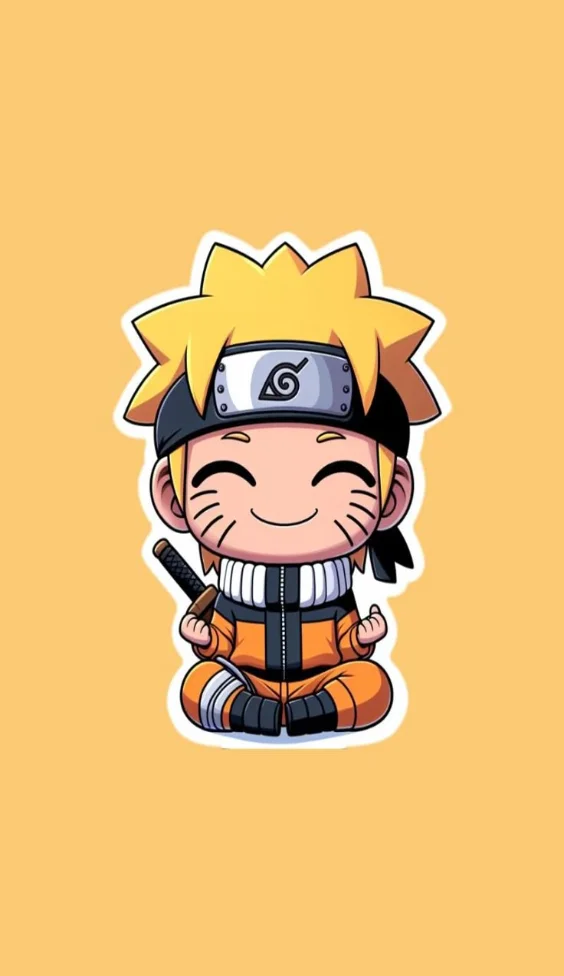 Hình nền Naruto chibi siêu đáng yêu 1