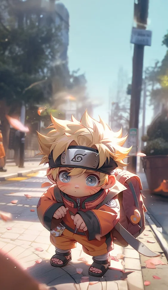 Hình nền Naruto chibi siêu đáng yêu 14