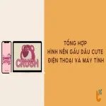Tổng hợp hình nền gấu dâu cute cho điện thoại và máy tính