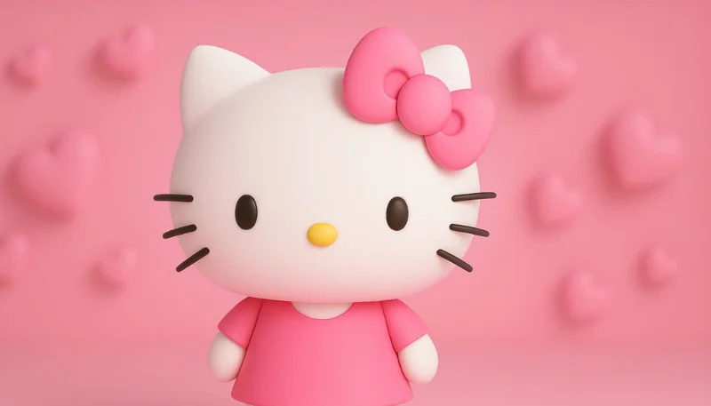 Hình nền Hello Kitty 3D sắc nét 30