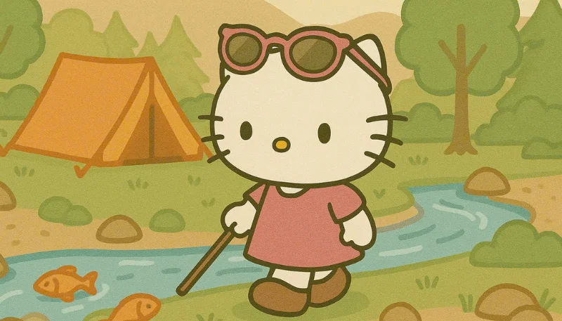 Hình nền Hello Kitty khóc nhè 8