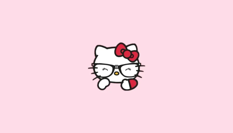 Hình nền Hello Kitty đơn giản 10