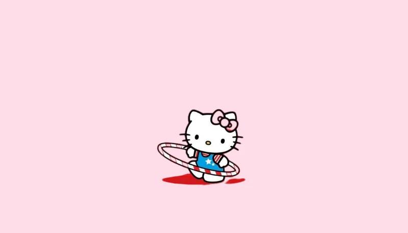 Hình nền Hello Kitty đơn giản 22