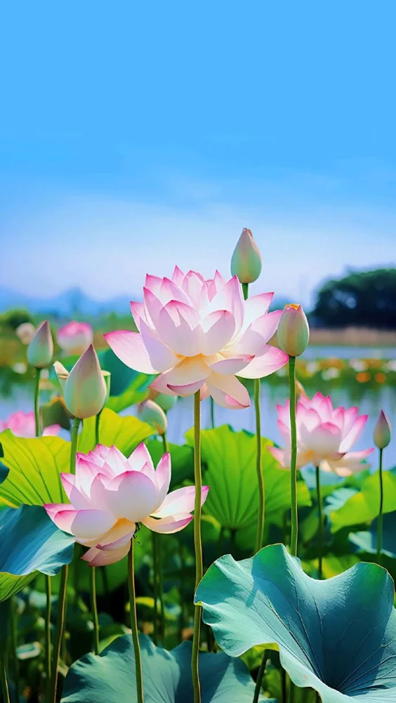 Hình nền hoa sen trang nhã 14