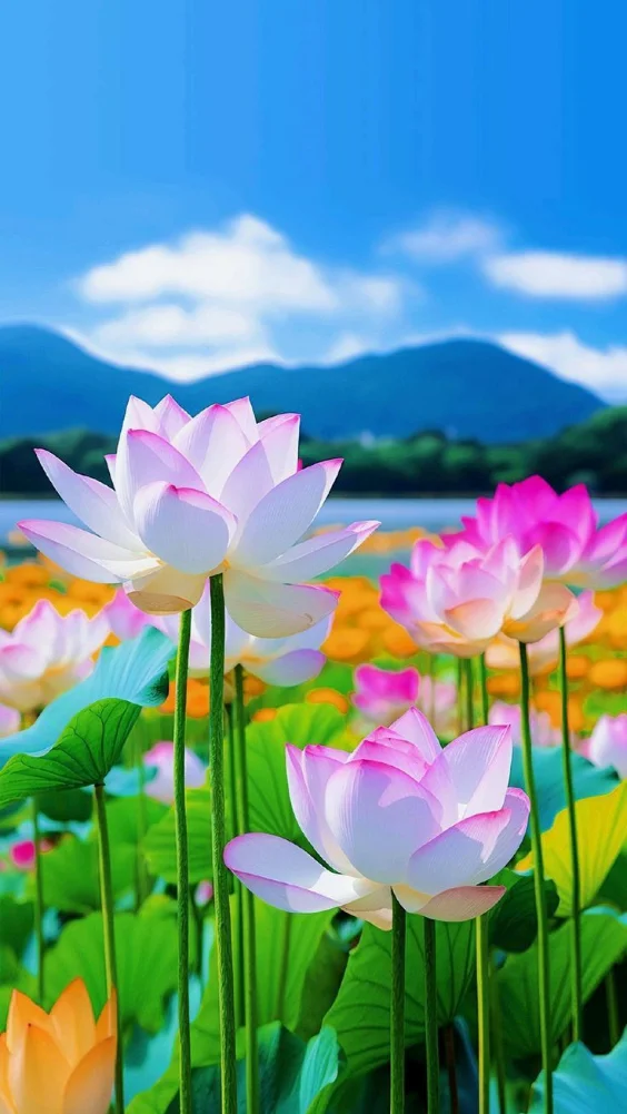 Hình nền hoa sen trang nhã 15