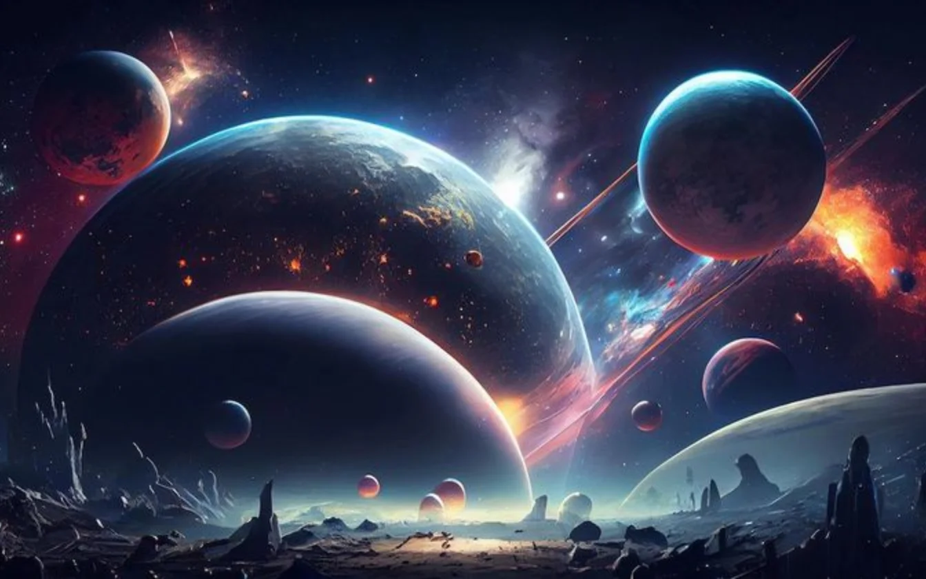 Hình nền vũ trụ huyền ảo 2