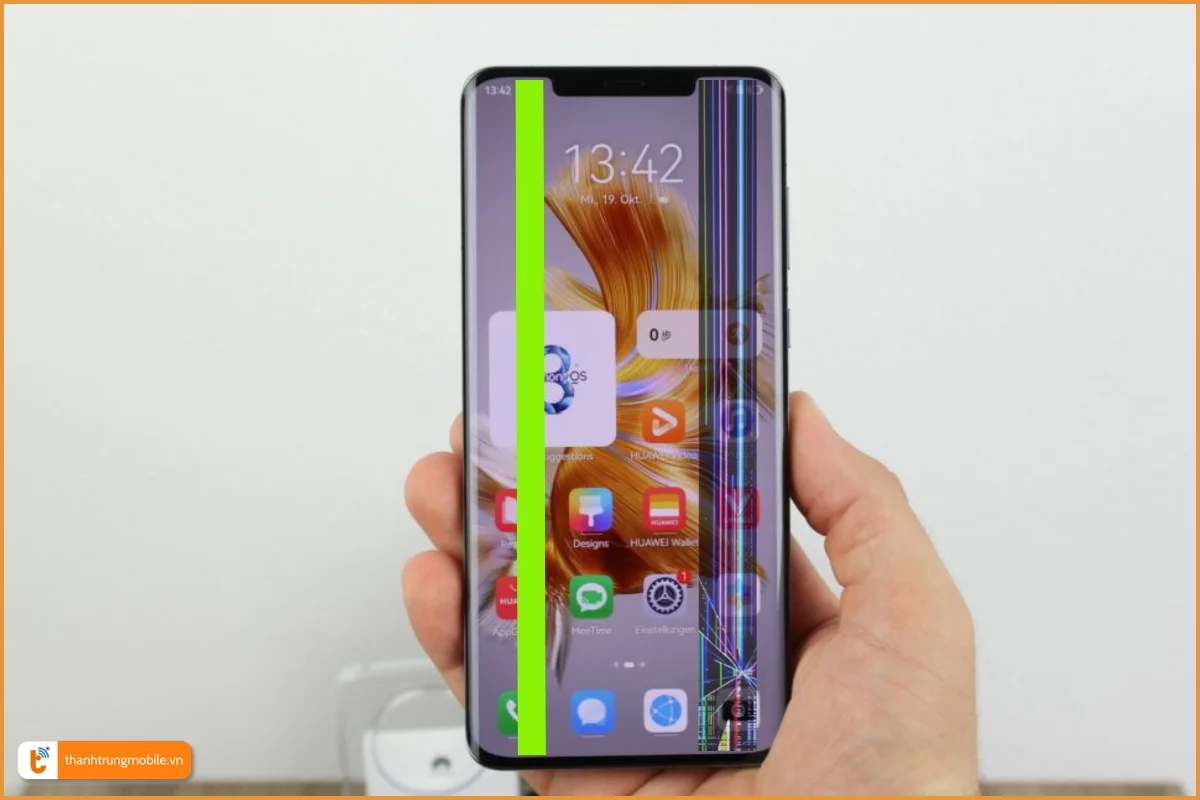 Huawei Mate 50 Pro hư sọc màn hình