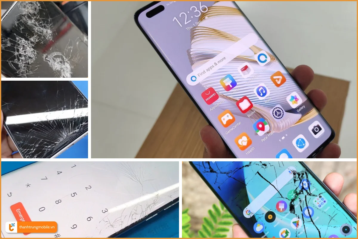 Huawei Nova 10 | 10 Pro lỗi bể vỡ mặt kính thường gặp