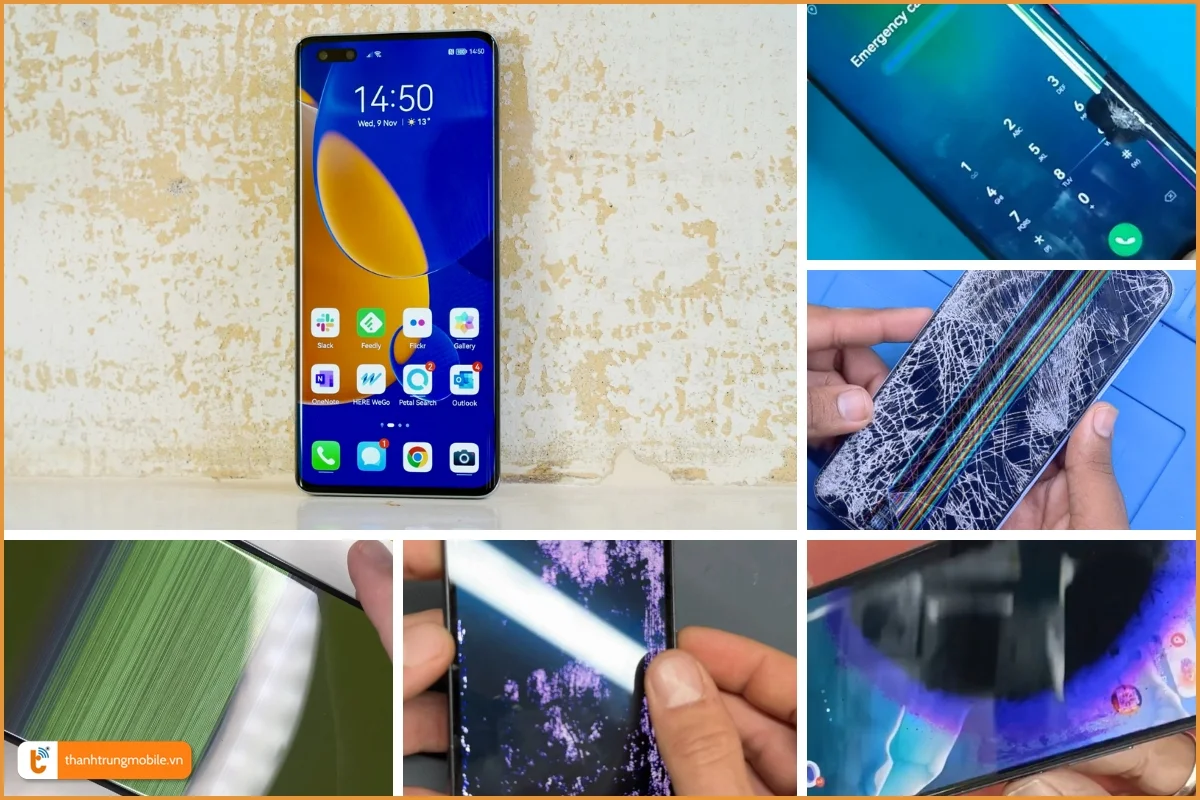 Huawei Nova 9 | 9 Pro và lỗi màn hình thường gặp